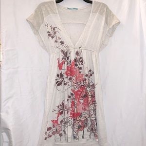 Maurice’s light and comfortable flower/butterfly casual dress. Size S.
